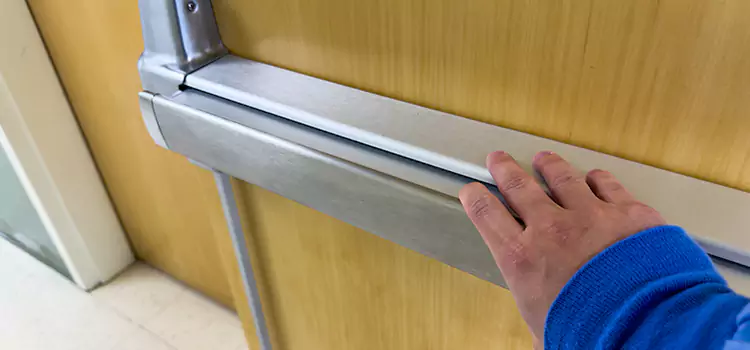 Installing a Push Bar on a Door West Pensacola